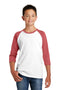 District Youth Very Important Tee 3/4-Sleeve . DT6210Y-T-shirts-Heathered Red/ White-L-JadeMoghul Inc.