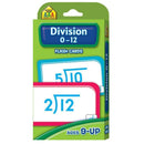 DIVISION 0-12 FLASH CARDS-Learning Materials-JadeMoghul Inc.