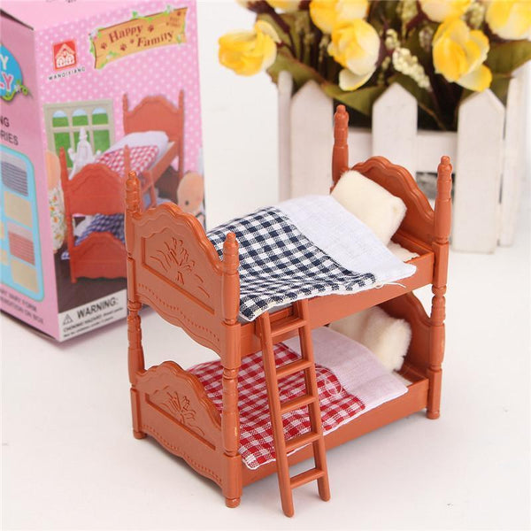 DIY Miniatura Dollhouse Fluctuation Bed Acessories Sets For Mini Doll House Miniatures Furniture Toys Gifts For Children--JadeMoghul Inc.