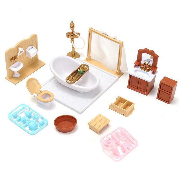 DIY Miniatures Sofa Bedroom Bathroom Dining Table Furniture Sets For Doll House Craft Toys Acessories Christmas Birthday Gift--JadeMoghul Inc.