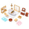 DIY Miniatures Sofa Bedroom Bathroom Dining Table Furniture Sets For Doll House Craft Toys Acessories Christmas Birthday Gift--JadeMoghul Inc.