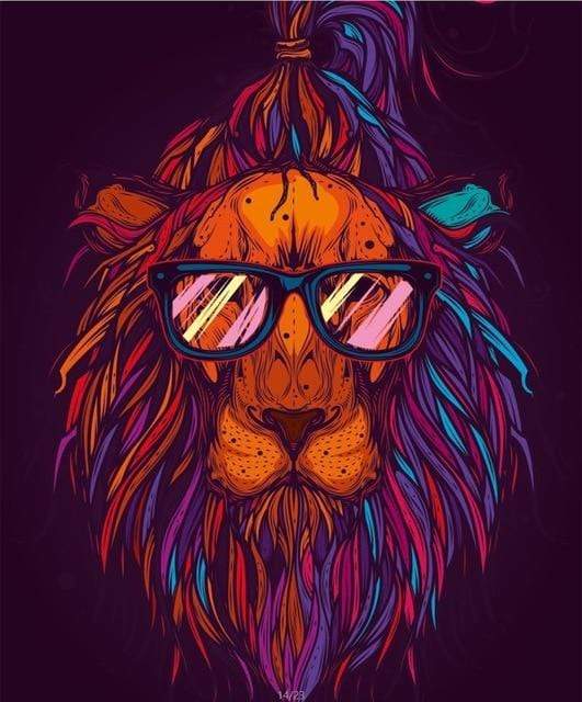 diy oil colorful animals painting by numbers with frame for adults acrylic paint kits pictures by numbers for bedroom wall paint AExp