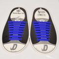 DJ-S2788 New Design Fashion Lazy Elastic Shoelaces Unisex Elastic Shoelace T-tie Creative Lazy Silicone Laces No Tie Rubber-Blue-JadeMoghul Inc.