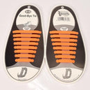 DJ-S2788 New Design Fashion Lazy Elastic Shoelaces Unisex Elastic Shoelace T-tie Creative Lazy Silicone Laces No Tie Rubber-Orange-JadeMoghul Inc.