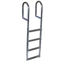 Dock Edge Welded Aluminum Fixed Wide Step Ladder - 4-Step [DE2044F]-Ladders-JadeMoghul Inc.