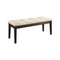 Dodson I Contemporary Bench, Ivory-Accent and Storage Benches-Ivory-Wood-JadeMoghul Inc.