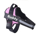 Dog Harness NO PULL Reflective Breathable Adjustable Pet Harness Vest with ID Custom Patch Outdoor Walking Dog Supplies AExp