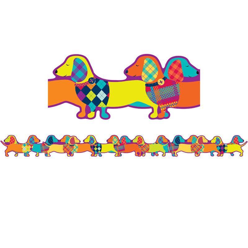 DOGS DECO TRIM EXTRA WIDE DIE CUT-Learning Materials-JadeMoghul Inc.