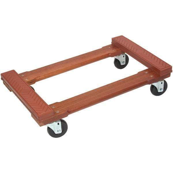 Wood 4-Wheel Piano Rubber-Cap Dolly