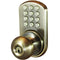 Touchpad Electronic Doorknob (Antique Brass)