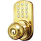 Touchpad Electronic Doorknob (Polished Brass)