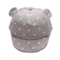 Dot Baby Caps New Girl Boys Cap Summer Hats For Boy Infant Sun Hat With Ear 2017 Sunscreen Baby Girl Hat Spring Baby Accessories-Light Gray-JadeMoghul Inc.