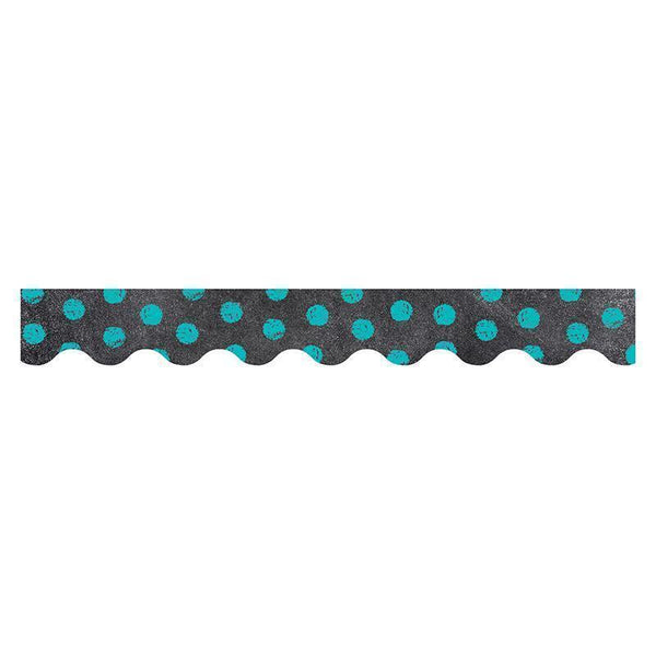 DOTS ON CHALKBOARD TURQUOISE-Learning Materials-JadeMoghul Inc.