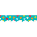 DOTS ON TURQUOISE WAVY BORDER-Learning Materials-JadeMoghul Inc.