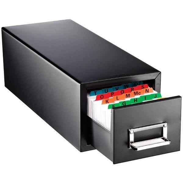Double Card File Drawer-Office Organization & Ergonomics-JadeMoghul Inc.