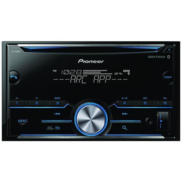 Double-DIN In-Dash CD Receiver with Bluetooth(R)-Receivers & Accessories-JadeMoghul Inc.