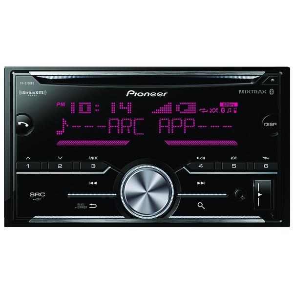 Double-DIN In-Dash CD Receiver with Bluetooth(R) & SiriusXM(R) Ready-Receivers & Accessories-JadeMoghul Inc.