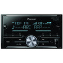 Double-DIN In-Dash Digital Media Receiver with Bluetooth(R), SiriusXM(R) Ready & 3 Pairs of High-Volt RCA Preamp Outputs-Receivers & Accessories-JadeMoghul Inc.