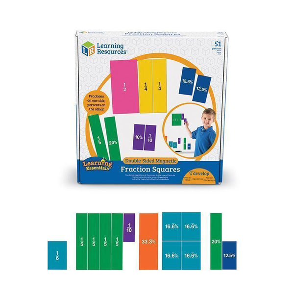 DOUBLE SIDED MAGNETIC FRACTION-Learning Materials-JadeMoghul Inc.