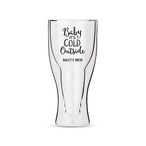 Double Walled Beer Glasses Groomsmen and Best Man Gift (Pack of 1)-Personalized Gifts For Men-JadeMoghul Inc.