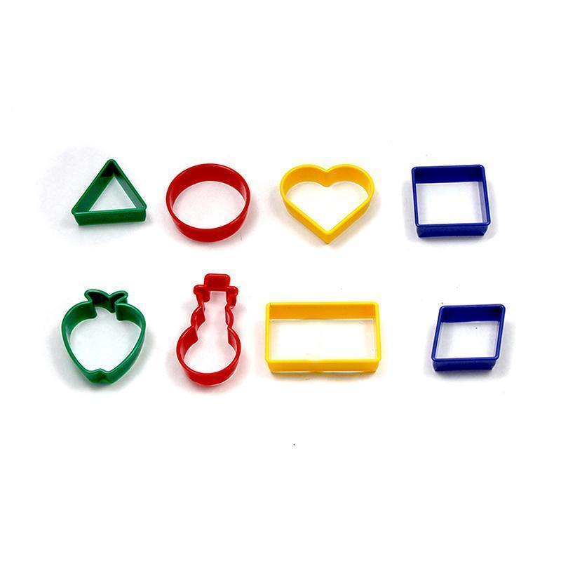 DOUGH CUTTERS - 8 SHAPES-Arts & Crafts-JadeMoghul Inc.