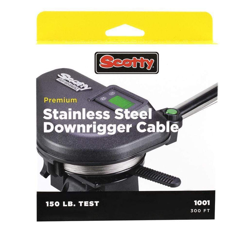 Downrigger Accessories Scotty 200ft Premium Stainless Steel Replacement Cable [1000K] Scotty