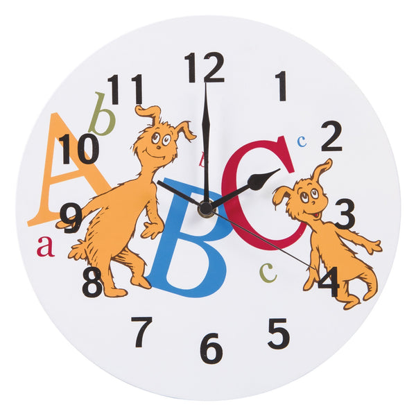 Dr. Seuss ABC Wall Clock-S-ABC-JadeMoghul Inc.