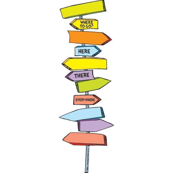 DR SEUSS BLANK DIRECTIONAL SIGNS-Learning Materials-JadeMoghul Inc.