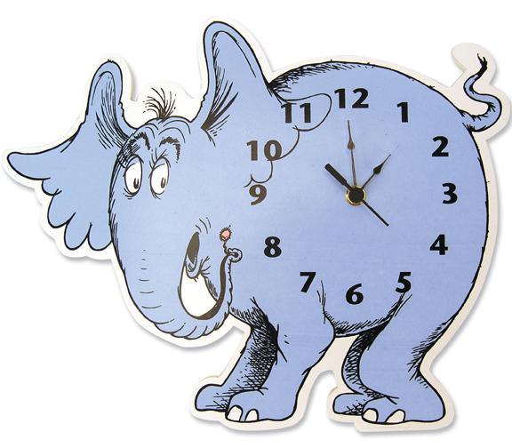 Dr. Seuss Horton Wall Clock-S-HRTN-JadeMoghul Inc.