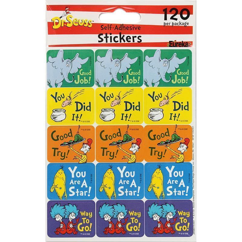 DR SEUSS SUCCESS STICKERS-Learning Materials-JadeMoghul Inc.