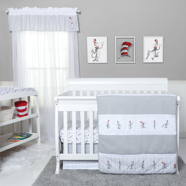 Dr. Seuss The Cat in the Hat Comes Back 4 Piece Bedding Set-S-CAT BACK-JadeMoghul Inc.