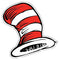 DR SEUSS THE CATS HAT CUT-OUTS-Learning Materials-JadeMoghul Inc.