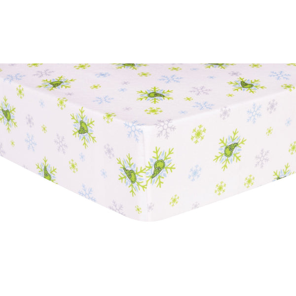 Dr. Seuss The Grinch Deluxe Flannel Fitted Crib Sheet-S-GRINCH-JadeMoghul Inc.