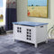 Drawers Cheap Chest of Drawers - 21" X 32" X 21" White Blue Wood Youth Chest HomeRoots