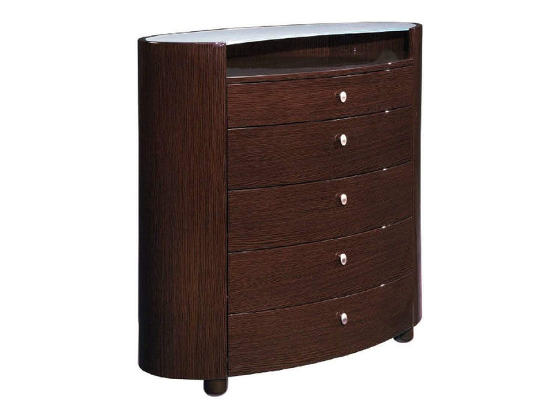 Drawers Cheap Chest of Drawers - 39" X 22" X 41".5" Wenge Chest HomeRoots