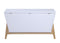 Drawers Chest of Drawers For Sale - 16" X 37" X 20" White Pink Wood Youth Chest HomeRoots