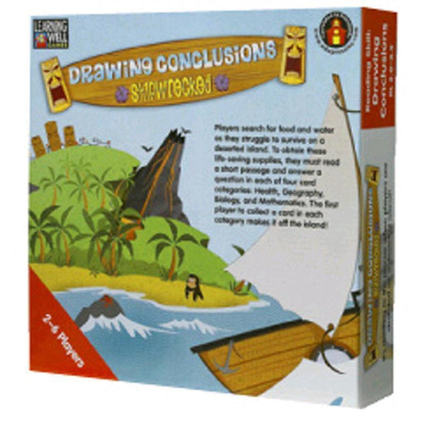 DRAWING CONCLUSION SHIPWRECKED BLUE-Learning Materials-JadeMoghul Inc.