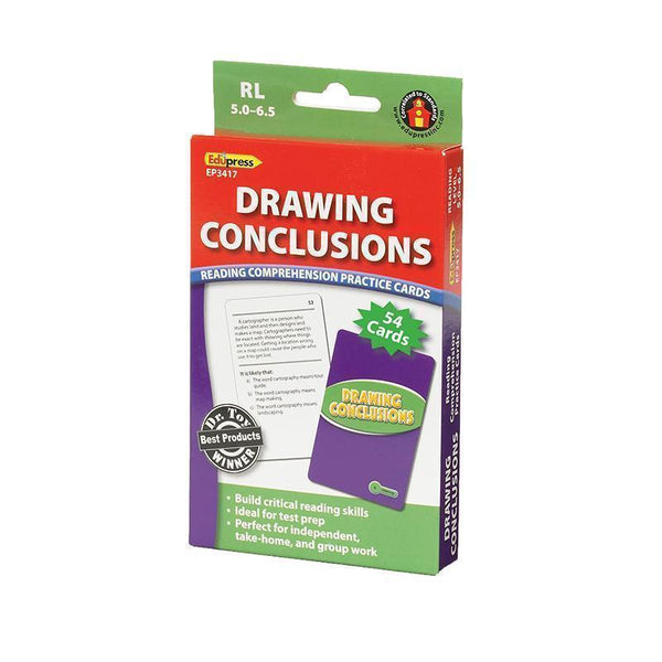 DRAWING CONCLUSIONS CARDS READING-Learning Materials-JadeMoghul Inc.