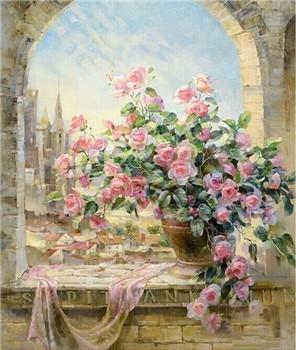 DRAWJOY Frameless Pictures Painting By Numbers Handpainted On Canvas DIY Oil Painting By Numbers 40*50cm Butterfly G406-no frame 40x50cm-G134-JadeMoghul Inc.