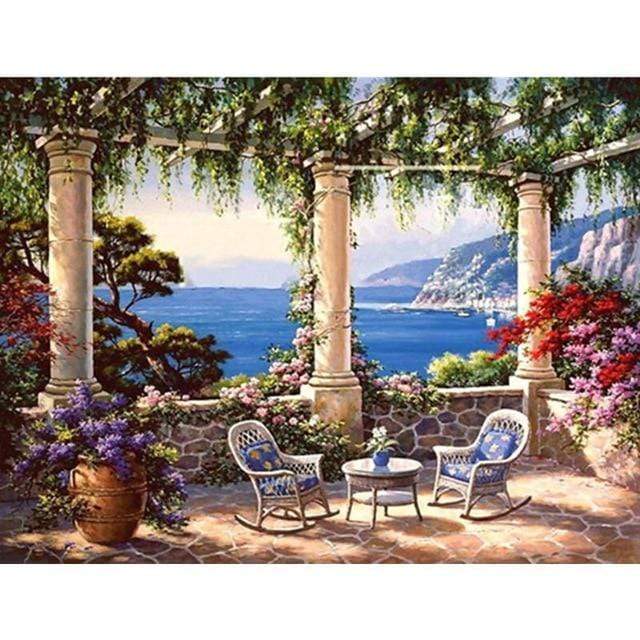 Drawjoy Painting By Numbers Oil Painting On Canvas  Paint By Number Drop Shipping Wall Art Pictures Home Decor Gift G311 AExp