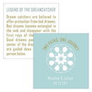Dreamcatcher Legend Square Favor Card (Pack of 1)-Wedding Favor Stationery-JadeMoghul Inc.