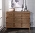 Dressers Bedroom Dresser - 44" X 19" X 32" Antique Oak Dresser HomeRoots