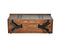 Dressers Black Dresser - 18" X 54" X 32" Brown/Black Wood Metal Bedroom Dresser HomeRoots