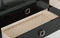 Dressers Black Dresser - 26" Black Crocodile MDF Dresser HomeRoots