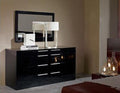 Dressers Black Dresser - 28" Black MDF Dresser HomeRoots