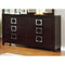 Dressers Ostentatious Transitional Style Wooden Dresser, Brown Cherry Benzara