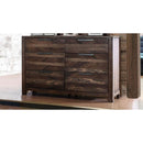 Dressers Phenomenal Wooden Dresser In Transitional Style, Rustic Natural Brown Benzara