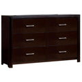 Dressers Spacious Elegant Wooden Dresser, Espresso Brown Benzara