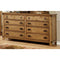 Trendy Cottage Style Wooden Dresser, Weathered Elm Brown