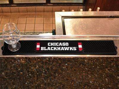 Drink Mat BBQ Mat NHL Chicago Blackhawks Drink Tailgate Mat 3.25"x24" FANMATS